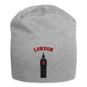 Londres Big Ben - Bonnet en jersey - gris chiné - Devant