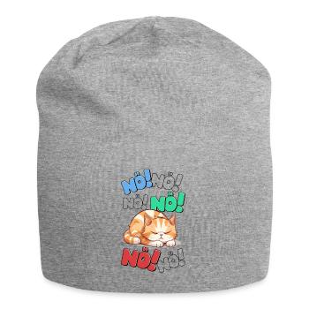 nope, nope, no, no, no - Jersey Beanie - heather grey - Front