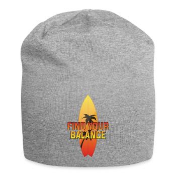 Surfing Surfboard Surfer Wassersport - Jersey-Beanie - Grau meliert - Vorne