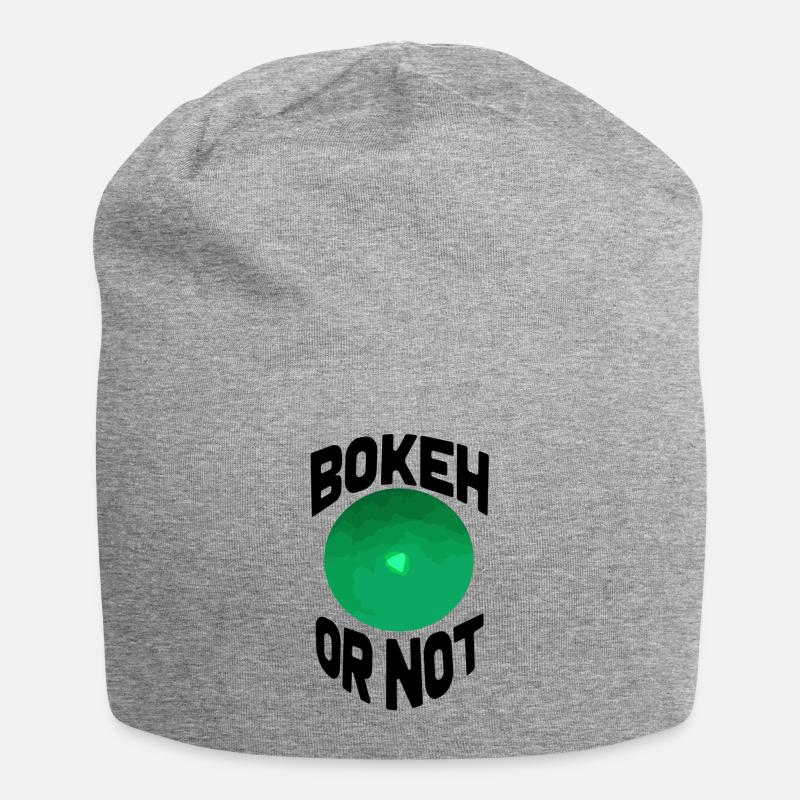 Bokeh or not - Bonnet en jersey - gris chiné