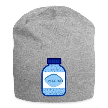 pot de viagra - Bonnet en jersey - gris chiné - Devant