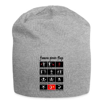 Famous Pirates and Their Flags - Jersey Beanie - heather grey - Front