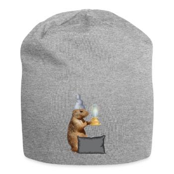 Bonne Nuit Chemise de Nuit Pyjama Pyjama - Bonnet en jersey - gris chiné - Devant