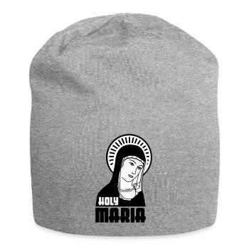 Holy Mary - Jersey Beanie - heather grey - Front
