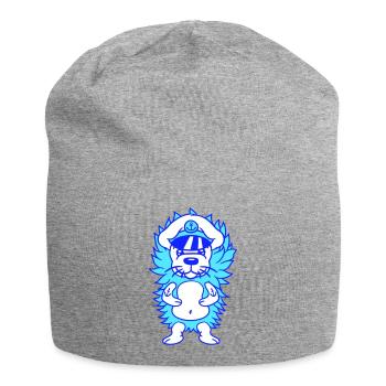 Lustiger kleiner Igel Herbst Kapitän Süß Niedlich - Jersey-Beanie - Grau meliert - Vorne
