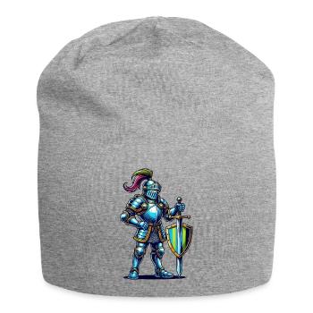 ritter comic - Jersey-Beanie - Grau meliert - Vorne