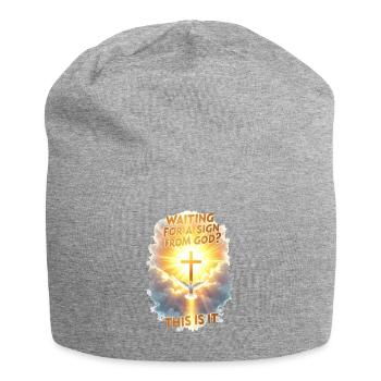 Signes de Dieu - Bonnet en jersey - gris chiné - Devant