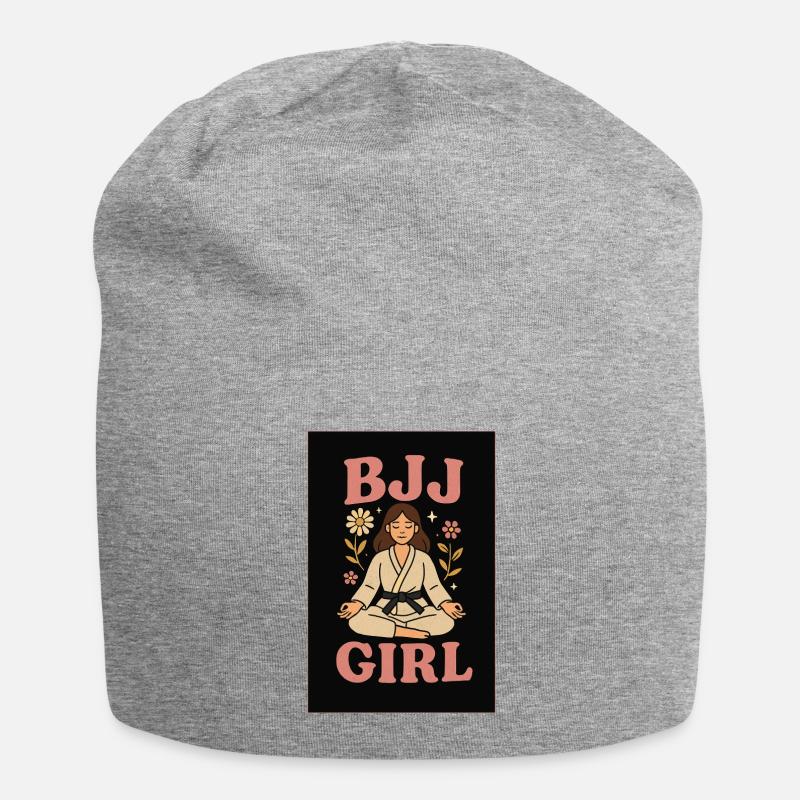 BJJ Mädchen - Jersey-Beanie - Grau meliert