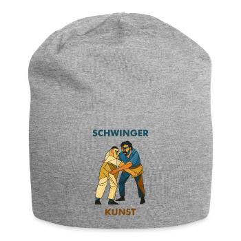schwinger kunst - Jersey-Beanie - Grau meliert - Vorne
