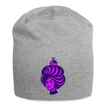 Superhair Femme Surréaliste Pop Art Années 60 - Bonnet en jersey - gris chiné - Devant