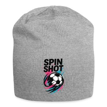 Handball Spin Shot, Trickwurf, Torwurf Kunst - Jersey-Beanie - Grau meliert - Vorne