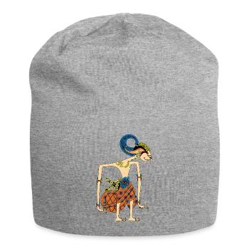 Déesse des oiseaux populaires vifs - Bonnet en jersey - gris chiné - Devant