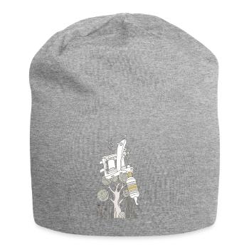 Tattoo Machine - Jersey Beanie - heather grey - Front