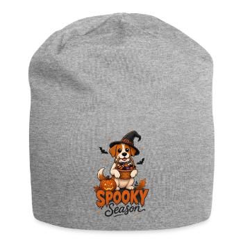 Süßes oder Gassi - Jersey-Beanie - Grau meliert - Vorne