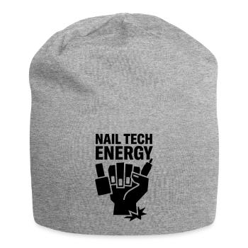 Nagel Nail Tech Design Energy - Jersey Beanie - heather grey - Front