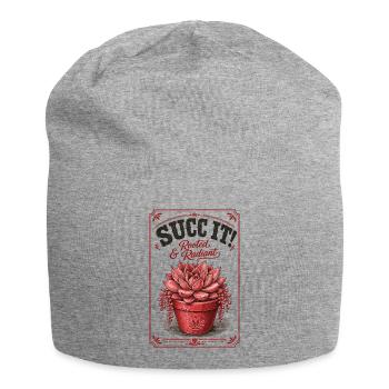Urban Gardening Succulents Rooted Radiant - Jersey Beanie - heather grey - Front