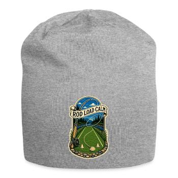 ROD LOAD CALM - Jersey Beanie - heather grey - Front