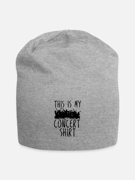 Konzert Shirt · Concert Shirt · Geschenk - Jersey-Beanie - Grau meliert