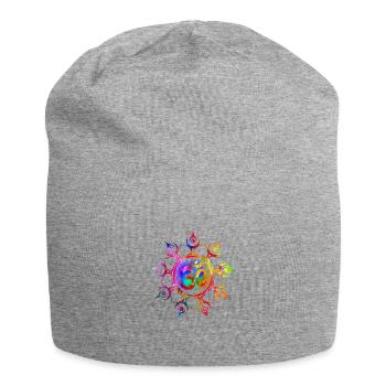 OM - Bonnet en jersey - gris chiné - Devant