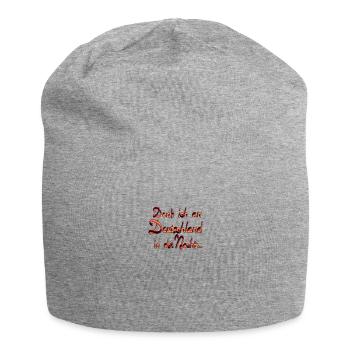 Je pense à l'Allemagne dans la nuit Heine - Bonnet en jersey - gris chiné - Devant