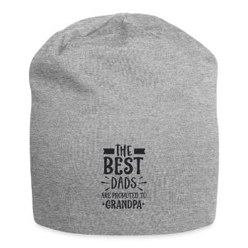 LES MEILLEURS PAPAS SONT PROMU À GRANDPA - Bonnet en jersey - gris chiné - Devant