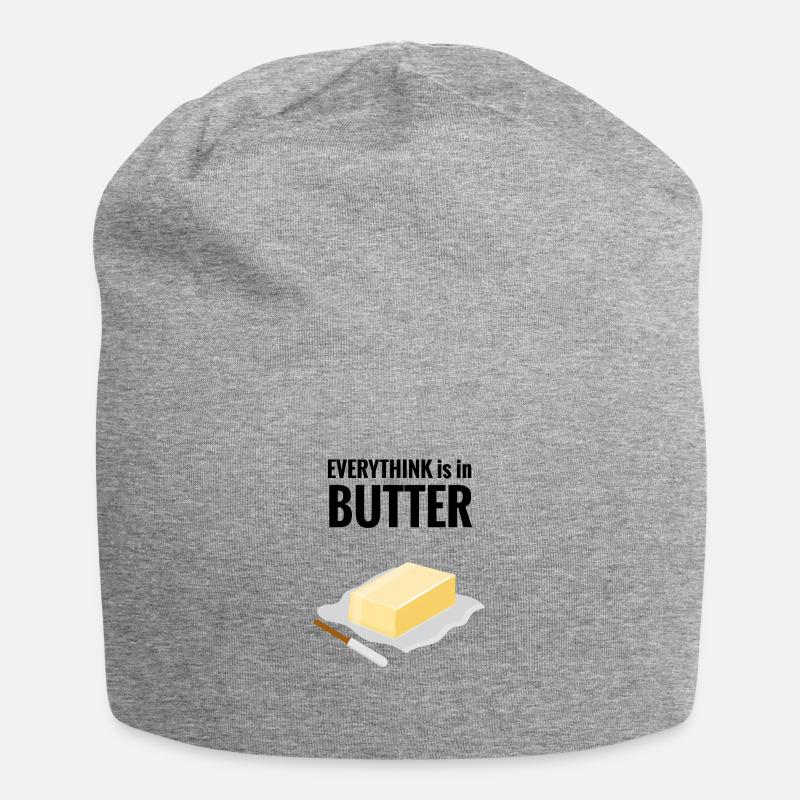 au beurre - Bonnet en jersey - gris chiné
