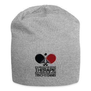 Tischtennis Spieler Tischtennisschläger Geschenk - Jersey-Beanie - Grau meliert - Vorne