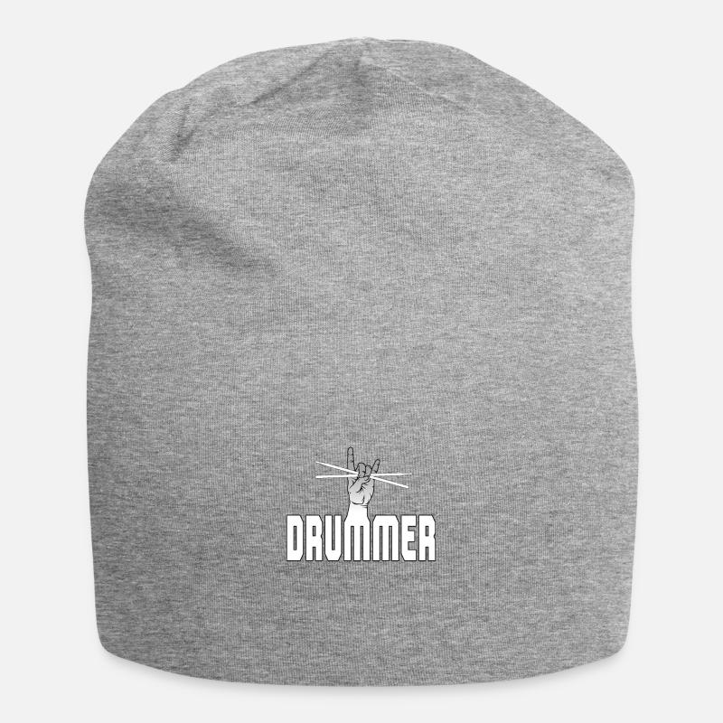 Drummer - Jersey-Beanie - Grau meliert