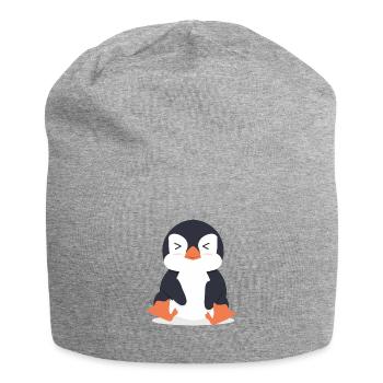 Penguin - Jersey Beanie - heather grey - Front