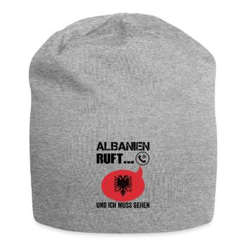 Albanien Albaner Spruch - Jersey-Beanie - Grau meliert - Vorne