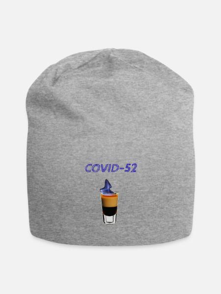 Covid52 - Jersey-Beanie - Grau meliert