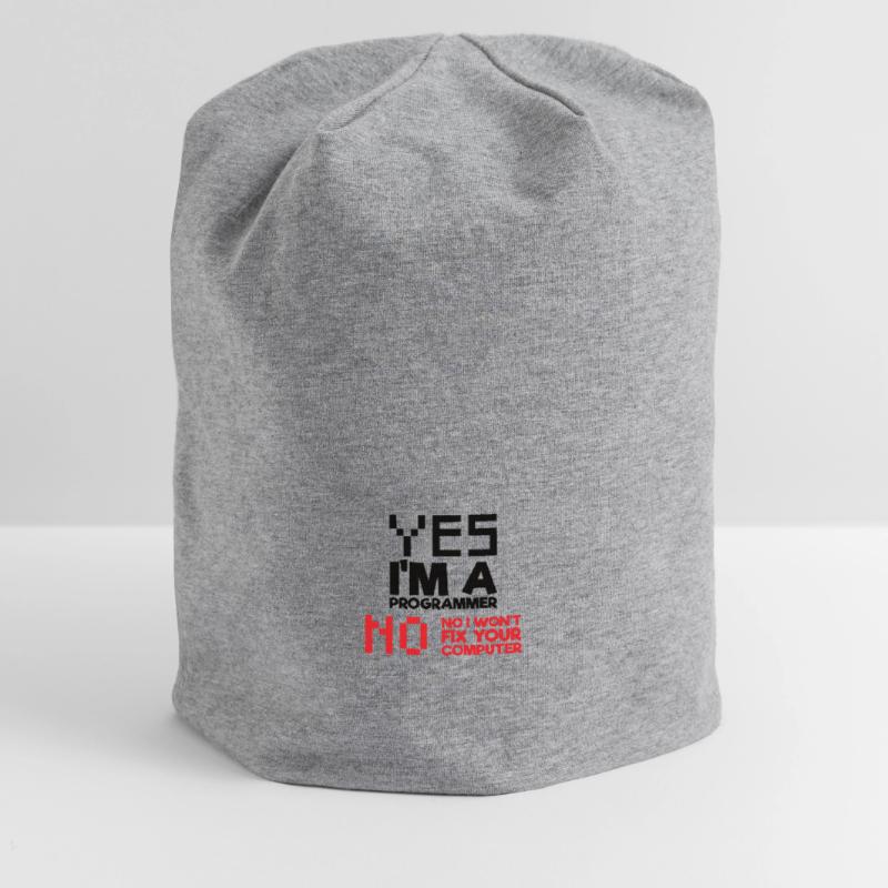 Yes I am a programmer computer science computer Jersey Beanie