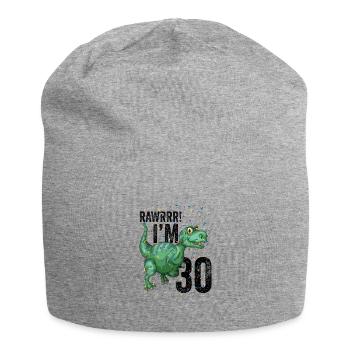 Rawrrr J’ai 30 ans Drôle d’anniversaire - Bonnet en jersey - gris chiné - Devant