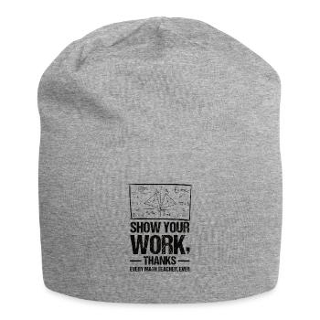 Mathelehrer Mathematische Formel Geometrie Lehrer - Jersey-Beanie - Grau meliert - Vorne