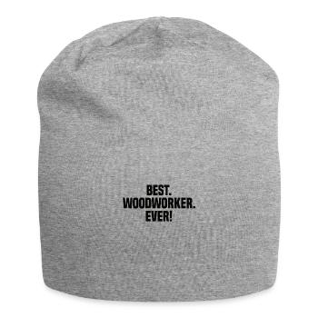 Holz Kettensäge Holzfäller Holzarbeiter Klettern - Jersey-Beanie - Grau meliert - Vorne