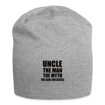 Meilleur oncle Bad Influence Cadeau de famille - Bonnet en jersey - gris chiné - Devant
