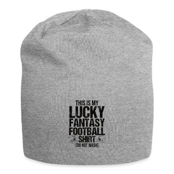Fantasy Football Father Legend Husband Fantasy - Jersey Beanie - heather grey - Front