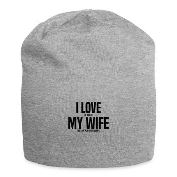 Eherfrau Gaming Video Games Console Partner PC - Jersey Beanie - heather grey - Front
