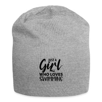 Swimmer Swimming Pool Swimming Sport Swimming - Jersey Beanie - heather grey - Front