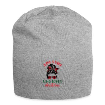 Christmas Mrs. Santa Claus Advent - Jersey Beanie - heather grey - Front