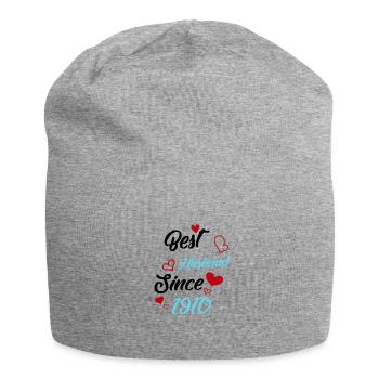 Bester Ehemann seit 1910 Hochzeit - Jersey-Beanie - Grau meliert - Vorne