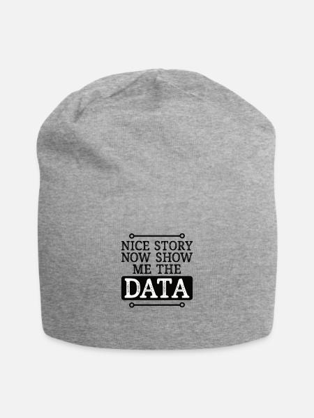 Deep Learning Machine Learning AI KI Datenanalyse - Jersey-Beanie - Grau meliert