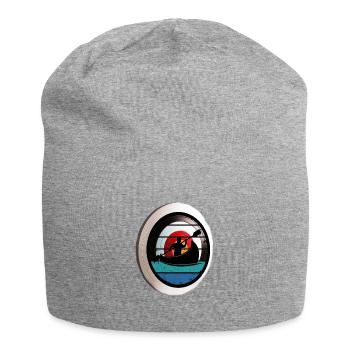 Kajak fahren Kajak-Fahrer Spruch Kanu Geschenkidee - Jersey-Beanie - Grau meliert - Vorne