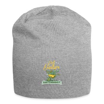Horny Horny Gardener Gardener Gardener Saying - Jersey Beanie - heather grey - Front