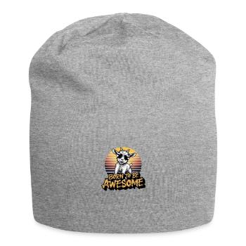 Drôle d’amoureux des animaux de la ferme de chèvres - Bonnet en jersey - gris chiné - Devant
