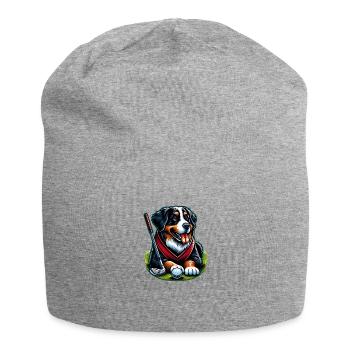 Bouvier bernois Jouer au golf Golf - Bonnet en jersey - gris chiné - Devant