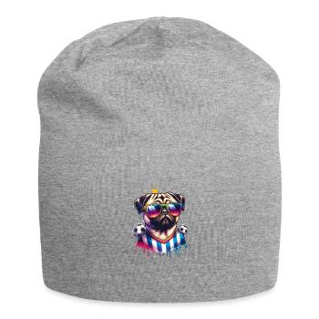 Carlin Chien Joueur De Football Champion De Balle Fan - Bonnet en jersey - gris chiné - Devant
