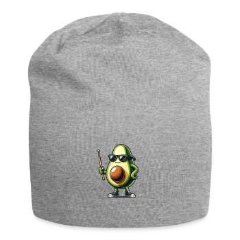Global - Noir sans Japon Modèle - Bonnet en jersey - gris chiné - Devant