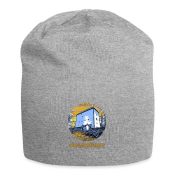 Ostthüringen Merch - Kemenate Orlamünde - Jersey-Beanie - Grau meliert - Vorne