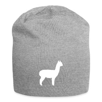Alpaga - Bonnet en jersey - gris chiné - Devant